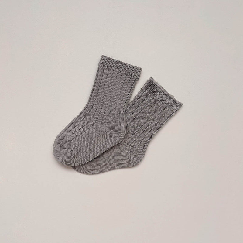 Basic Cotton Rib Socks