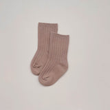 Basic Cotton Rib Socks