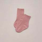 Basic Cotton Rib Socks