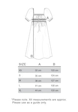 Puff Sleeve Womens Milkmaid Dress | Tomato Stripe