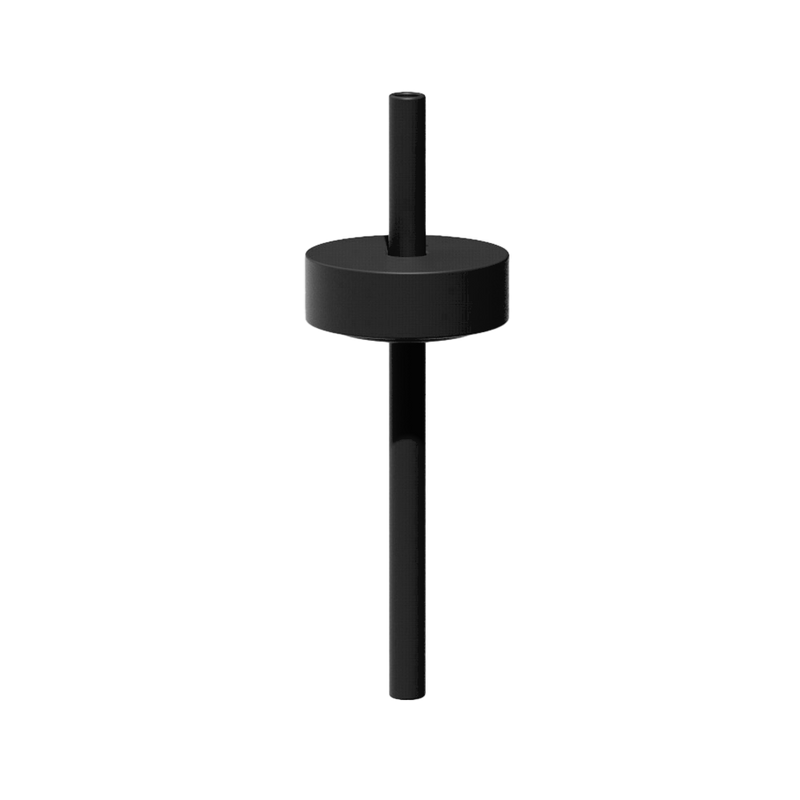 Mini Lounge Straw & Cap | Black