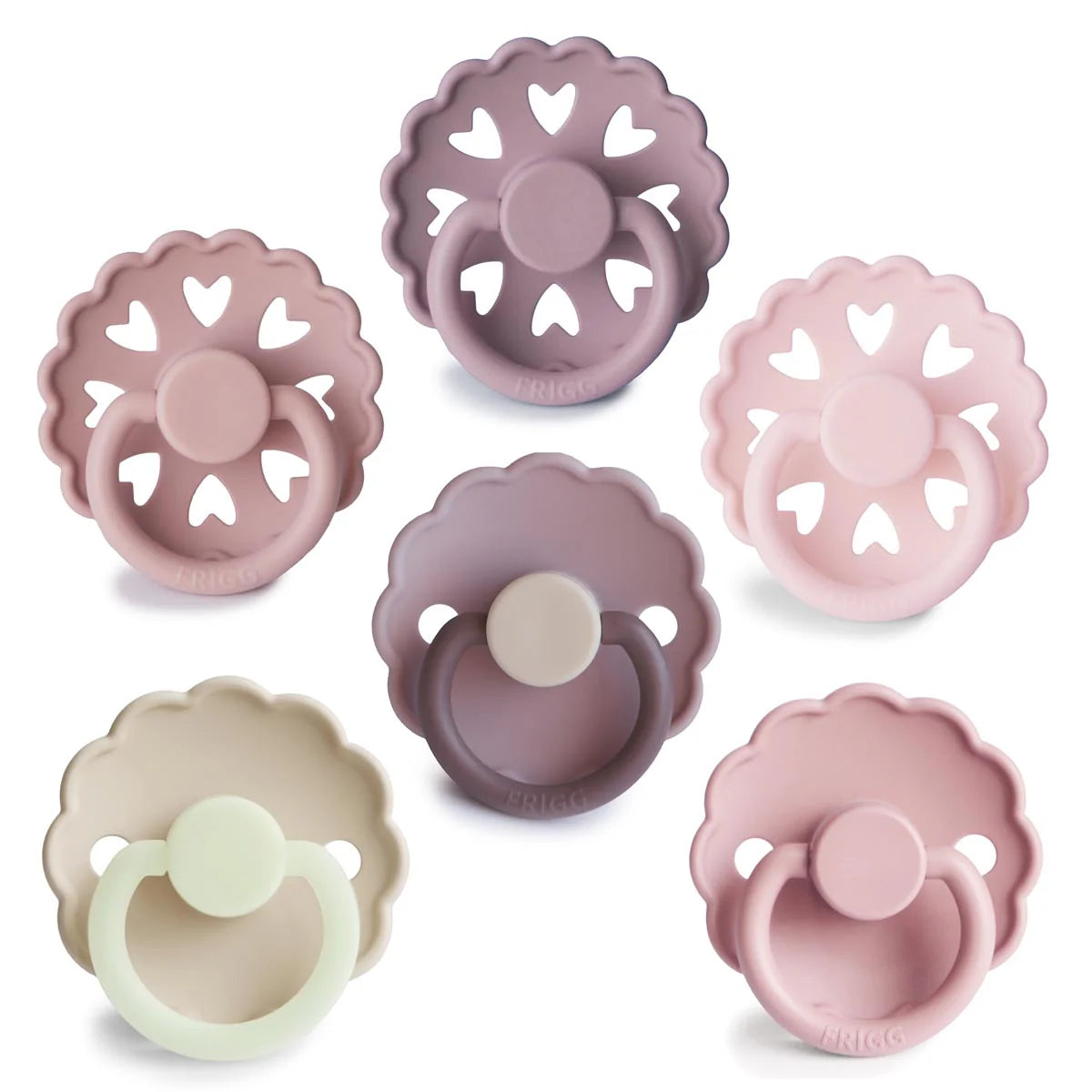 Multi Pacifier 6 Pack | Blooming Love