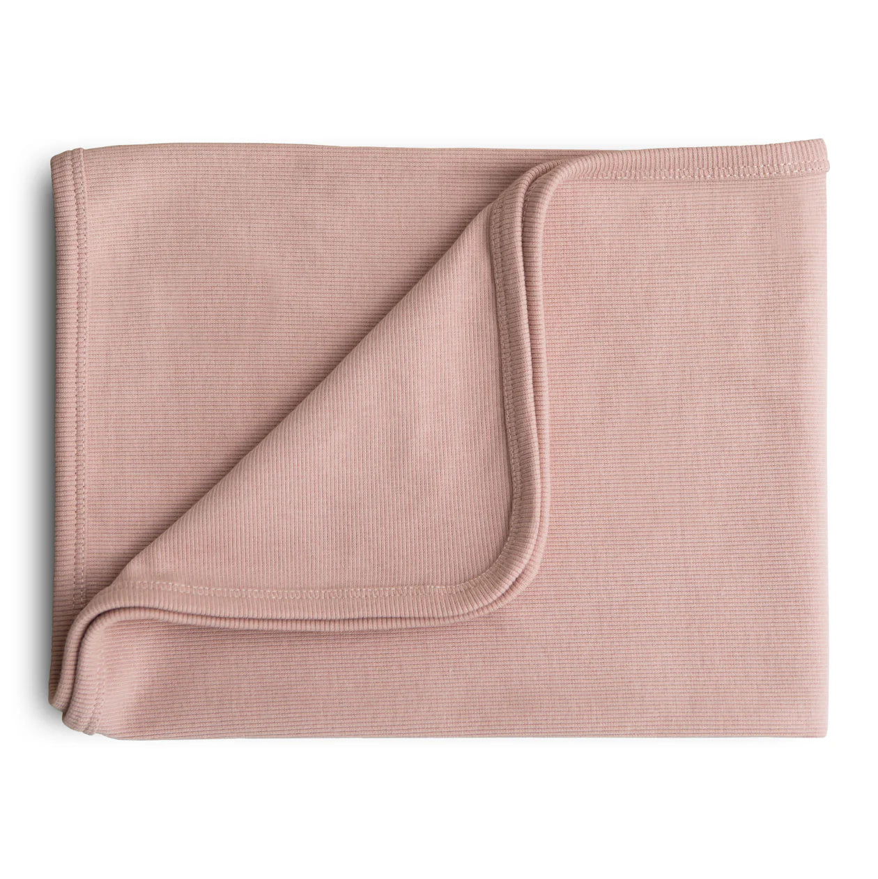 Ribbed Baby Blanket | Blush