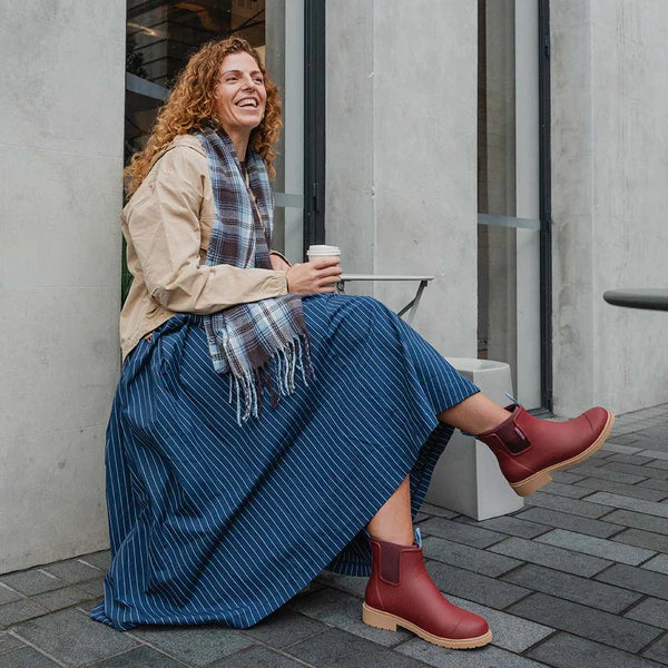 Bobbi Ankle Boot | Brick Red