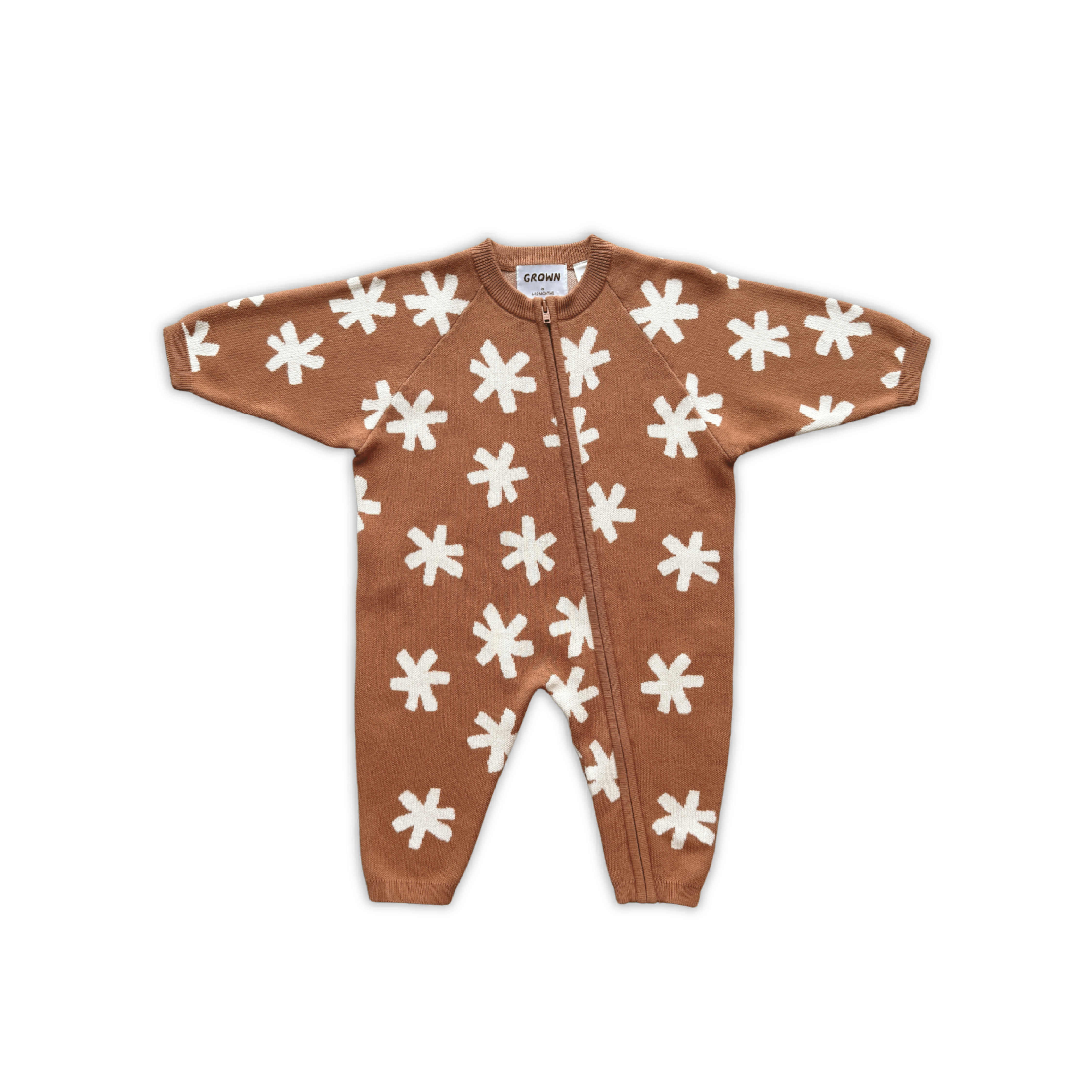 Organic Starlight Knit Zip Starsuit