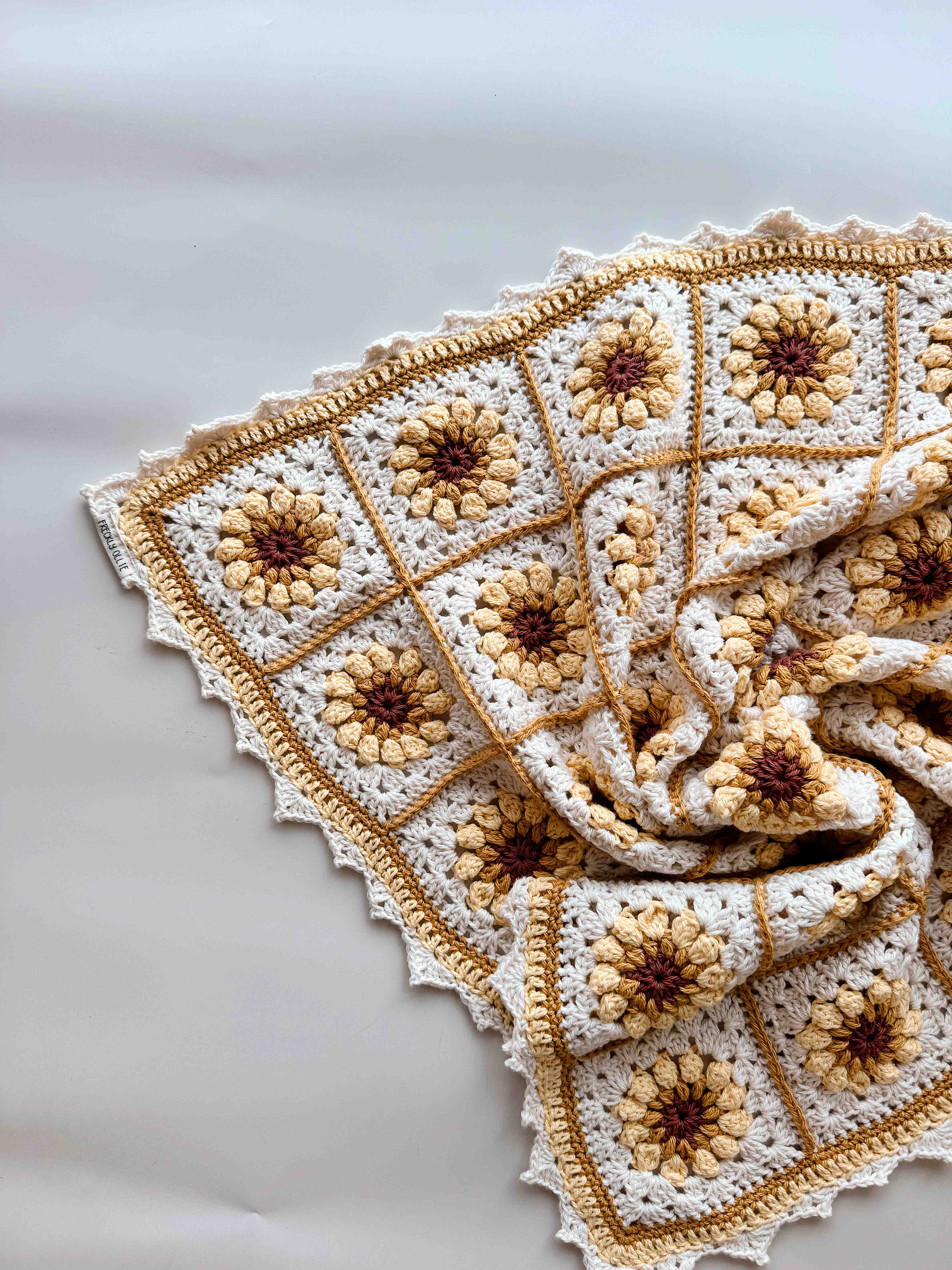 Pre-Order Keepsake Hand Crochet Blanket | Sunflower