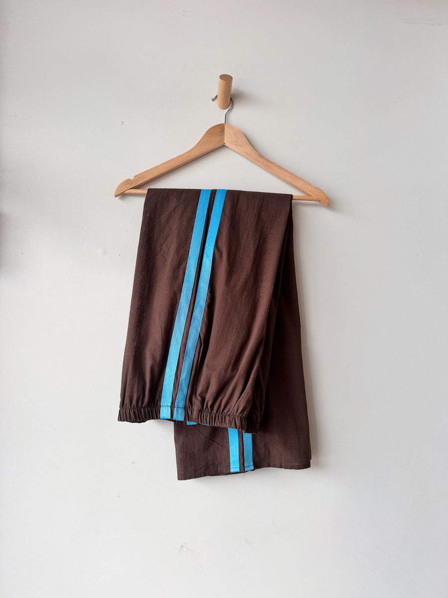 Women's Pants | Choc Blue Racer Stripe