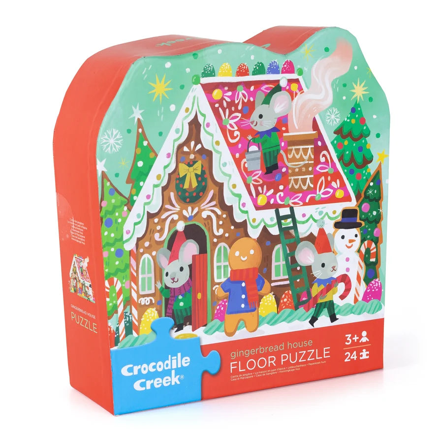 Classic Floor Puzzle 24 pc | Gingerbread House