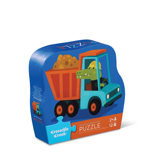 Mini Puzzle 12 pc | Construction Croc