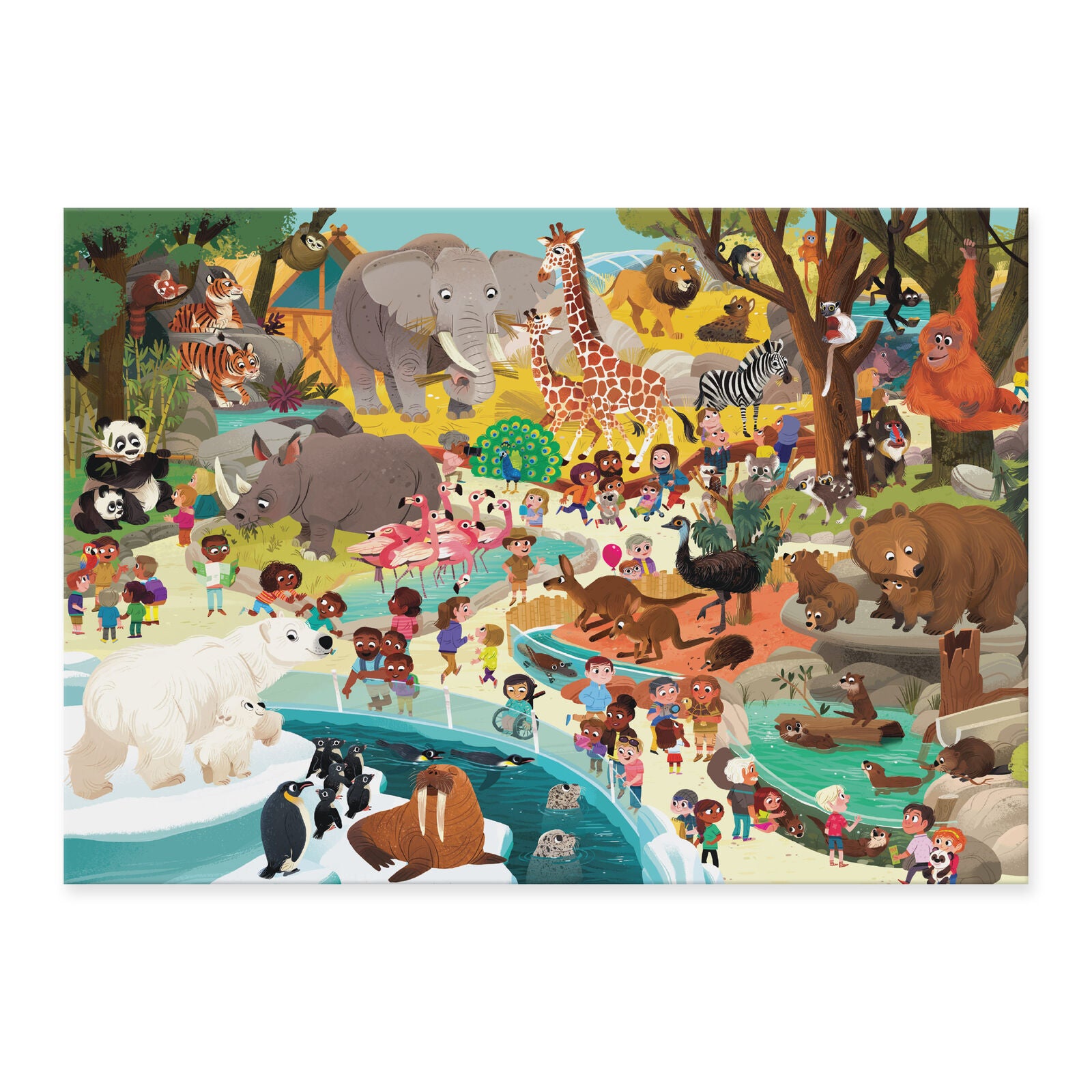 Puzzle 60 pc | Day at the Zoo
