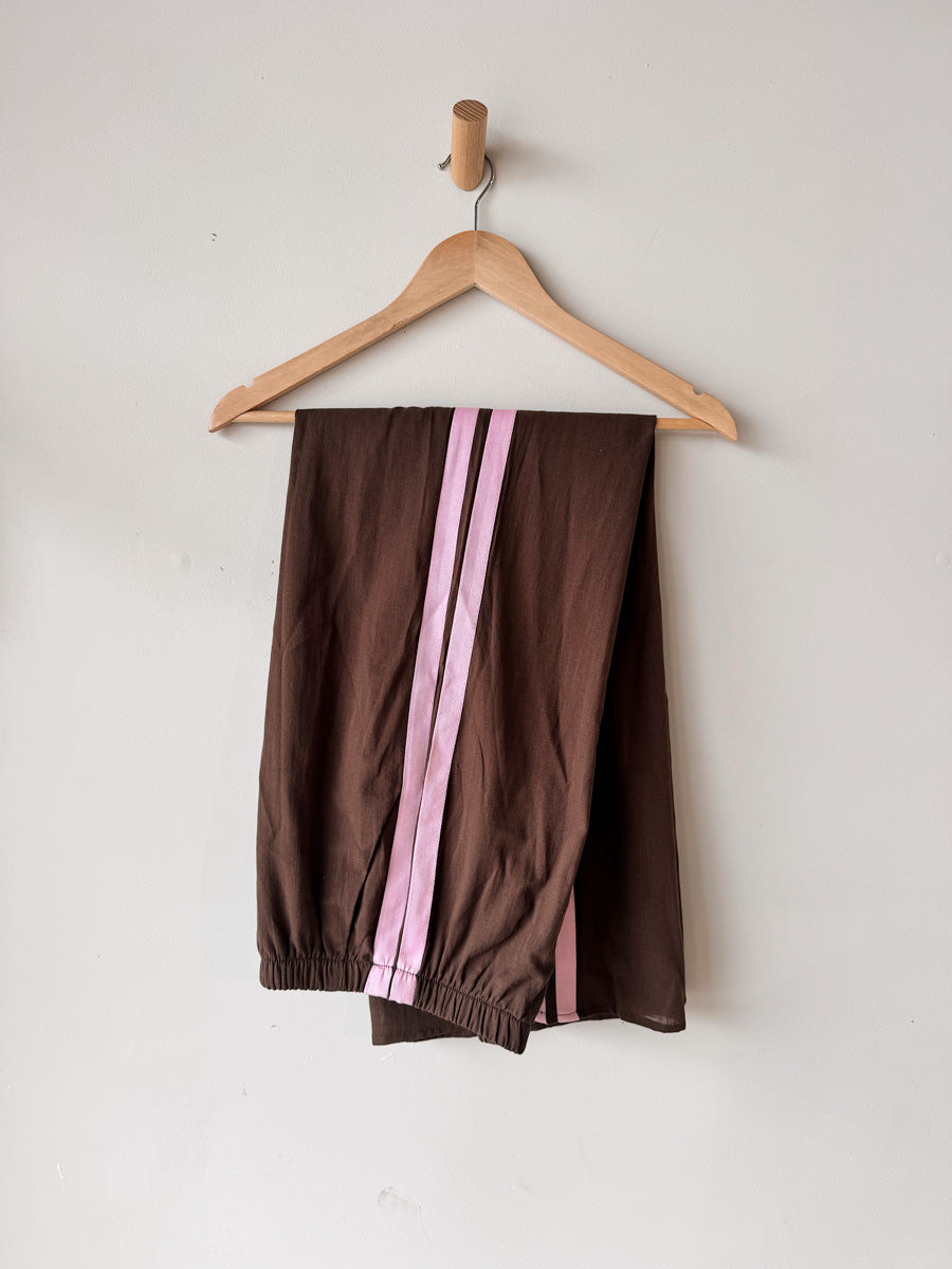 Women's Pants | Choc Pink Racer Stripe