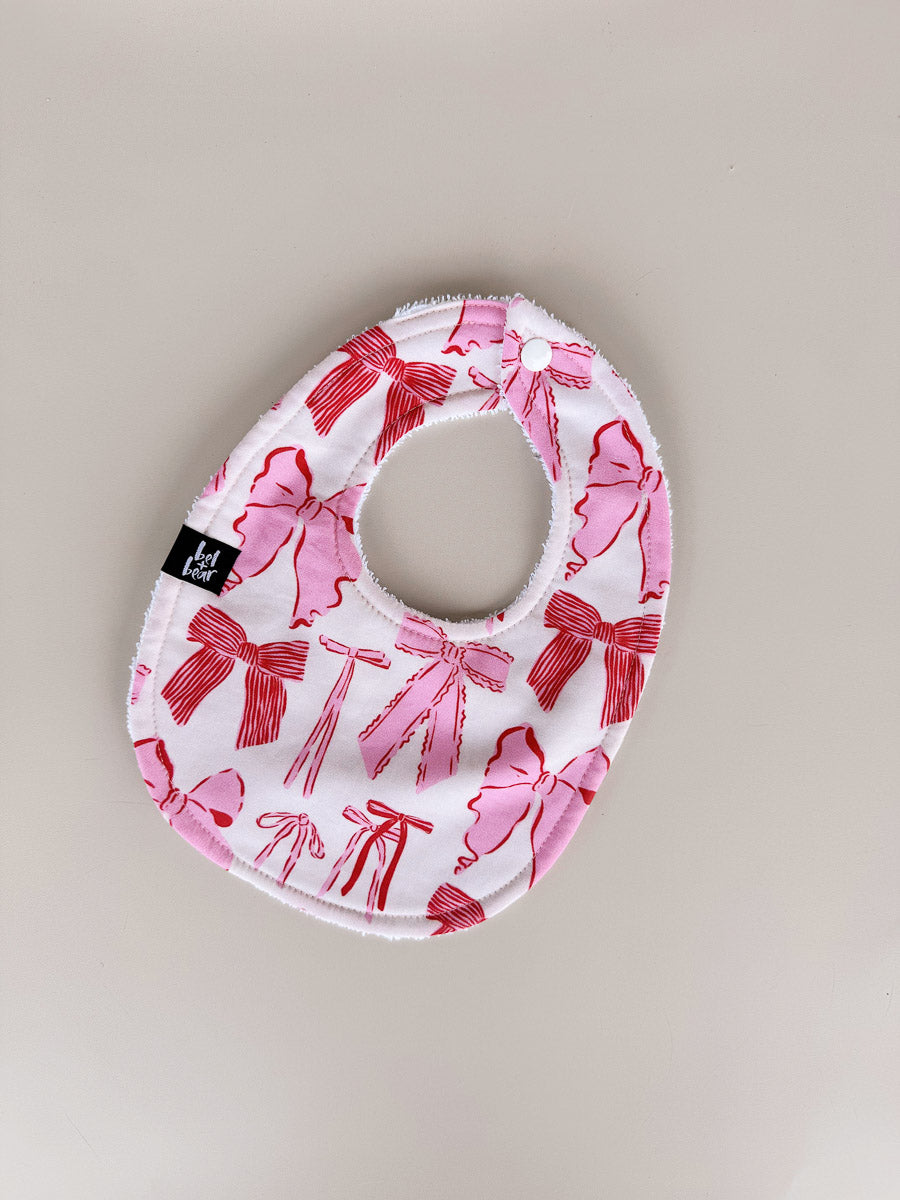 Cotton Dribble Bibs | Bows