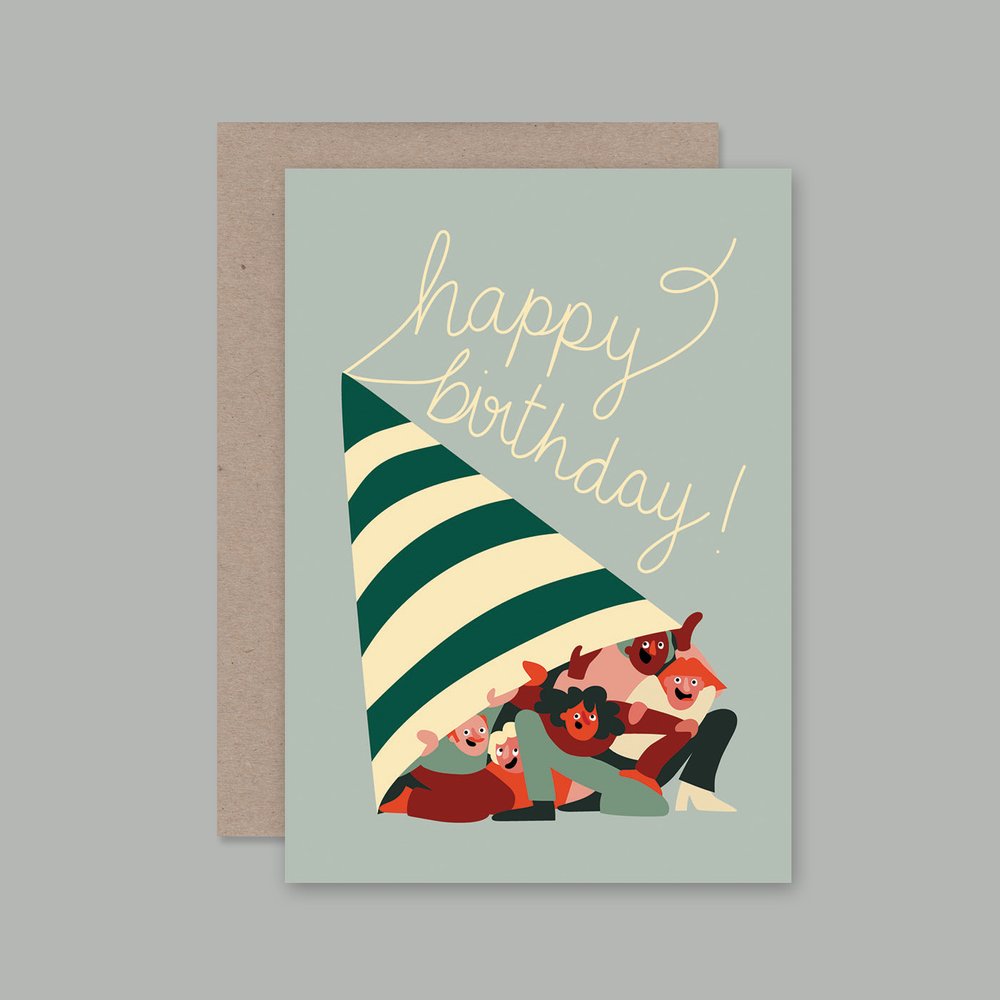 Card | Happy Birthday Party Hat