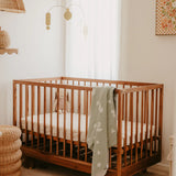 Desert Palms Organic Fitted Cot Sheet