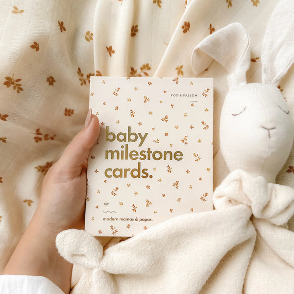 Baby Milestone Cards l Broderie