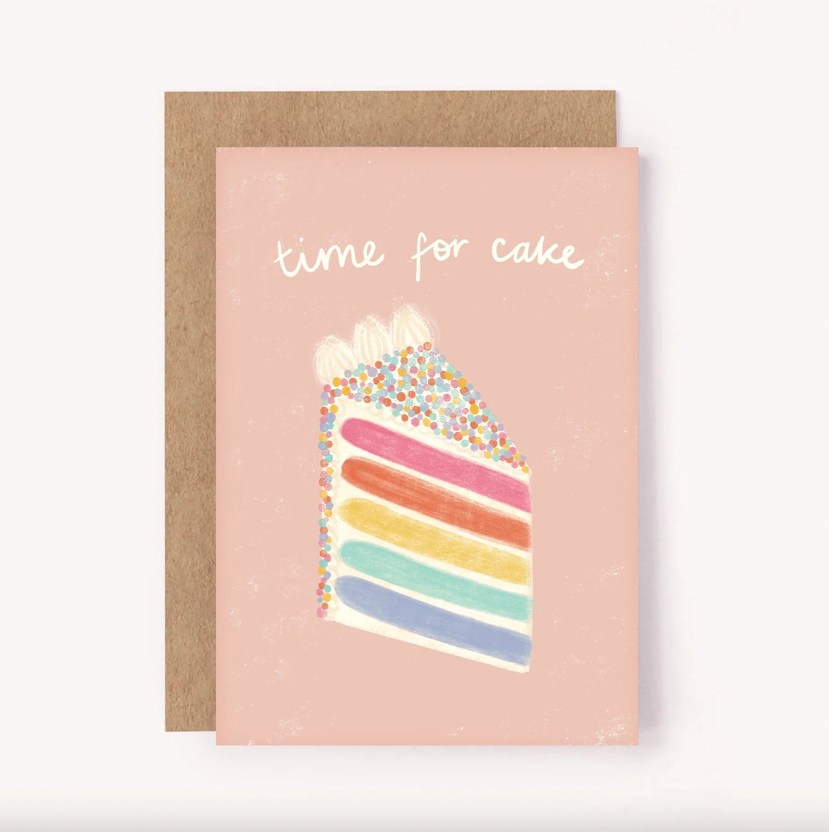 Card | Pink Time For Cake Birthday