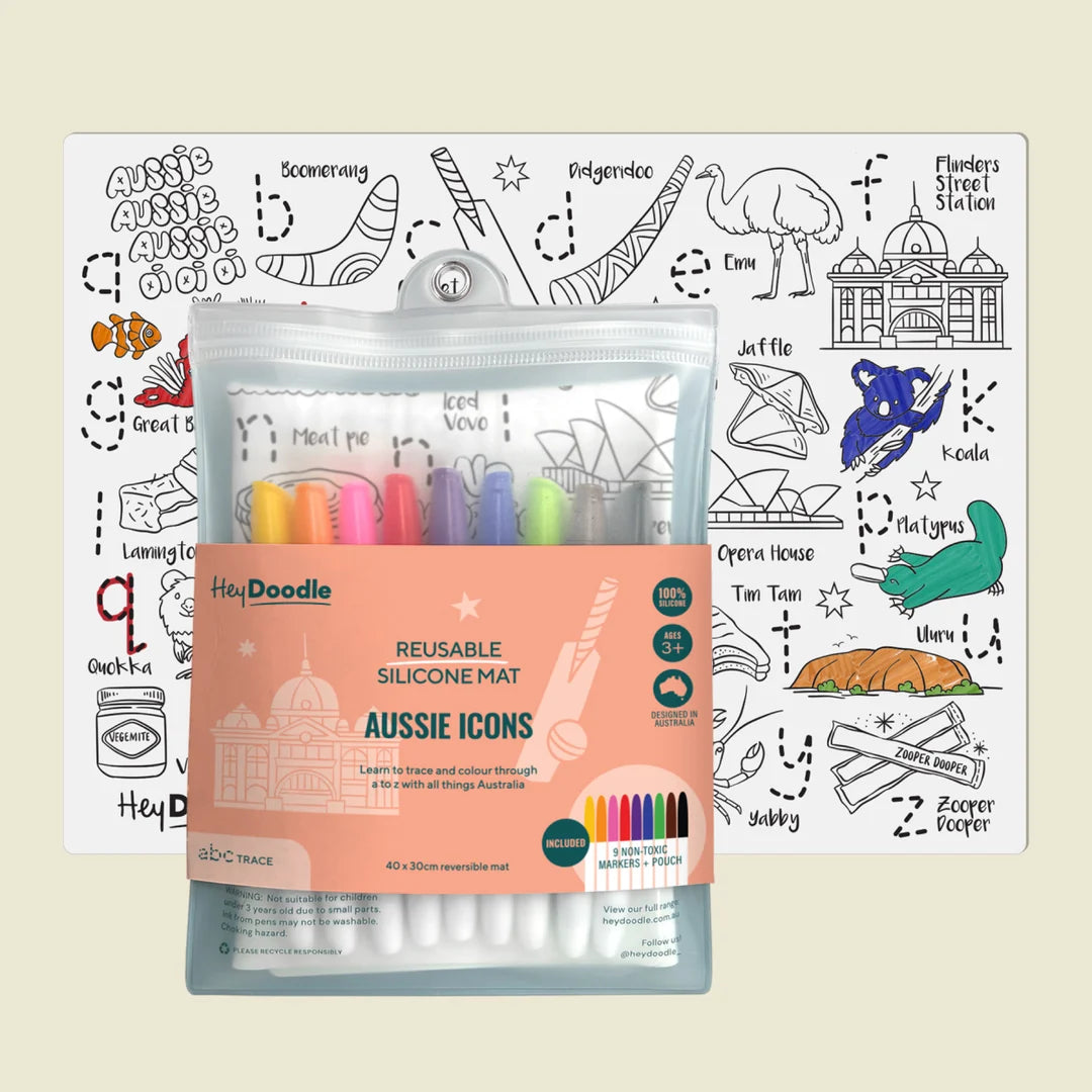 Activity Doodle Mat | Aussie Icons