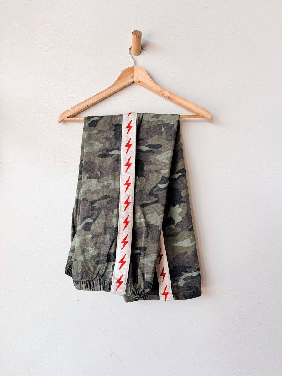 Women's Pants |  Camo / Red Lightning trim