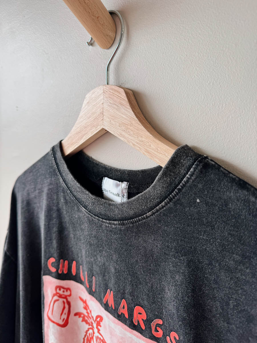 Womens SS Tee | Chilli Margs | Acid Wash