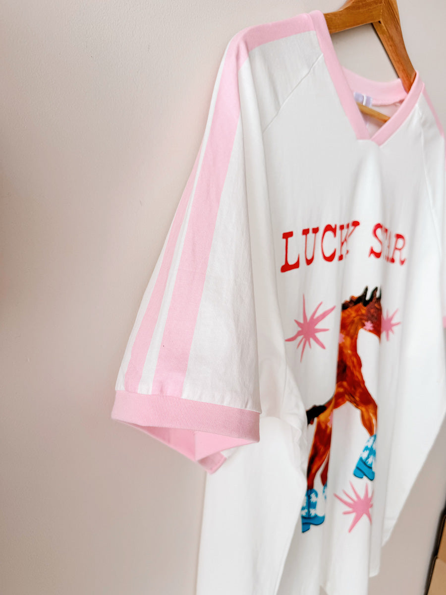 Womens SS Tee | Lucky Star White
