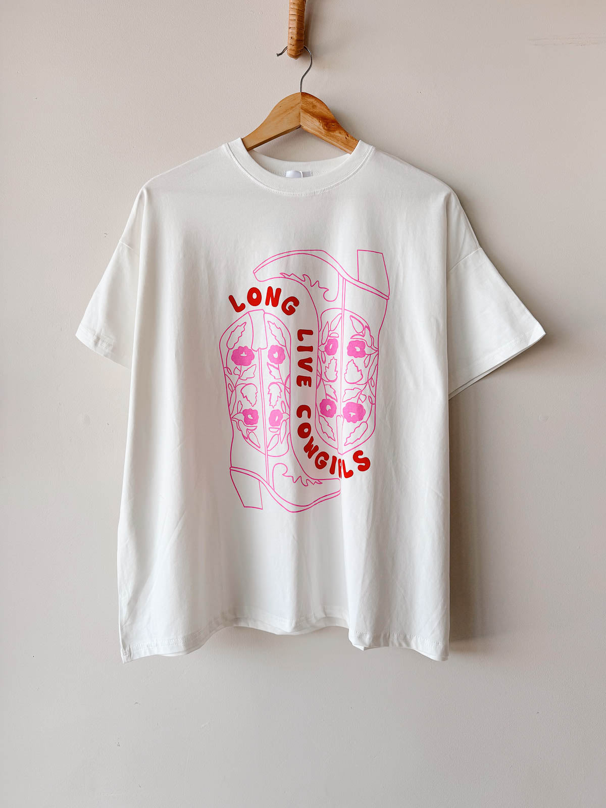 Women's Oversized Tee | Long Live Cowgirls