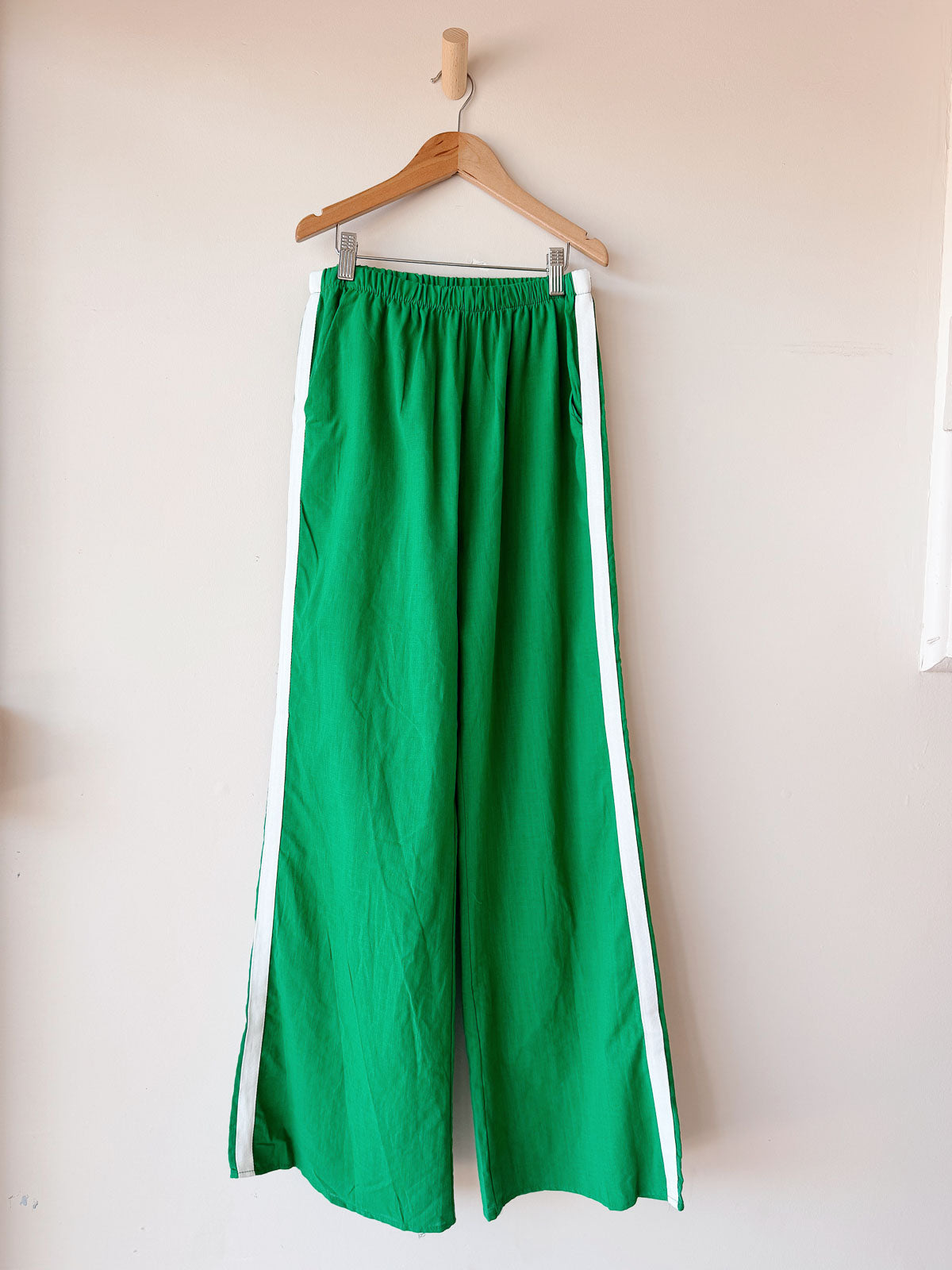 Women's Pants | Forest White Race Stripe
