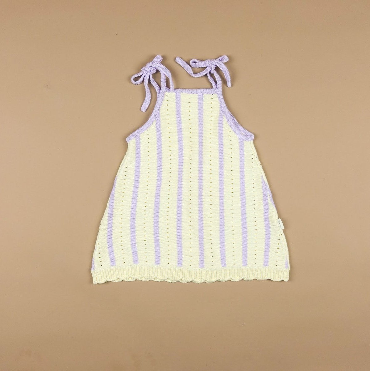 Primrose Stripe Tie Knit Dress