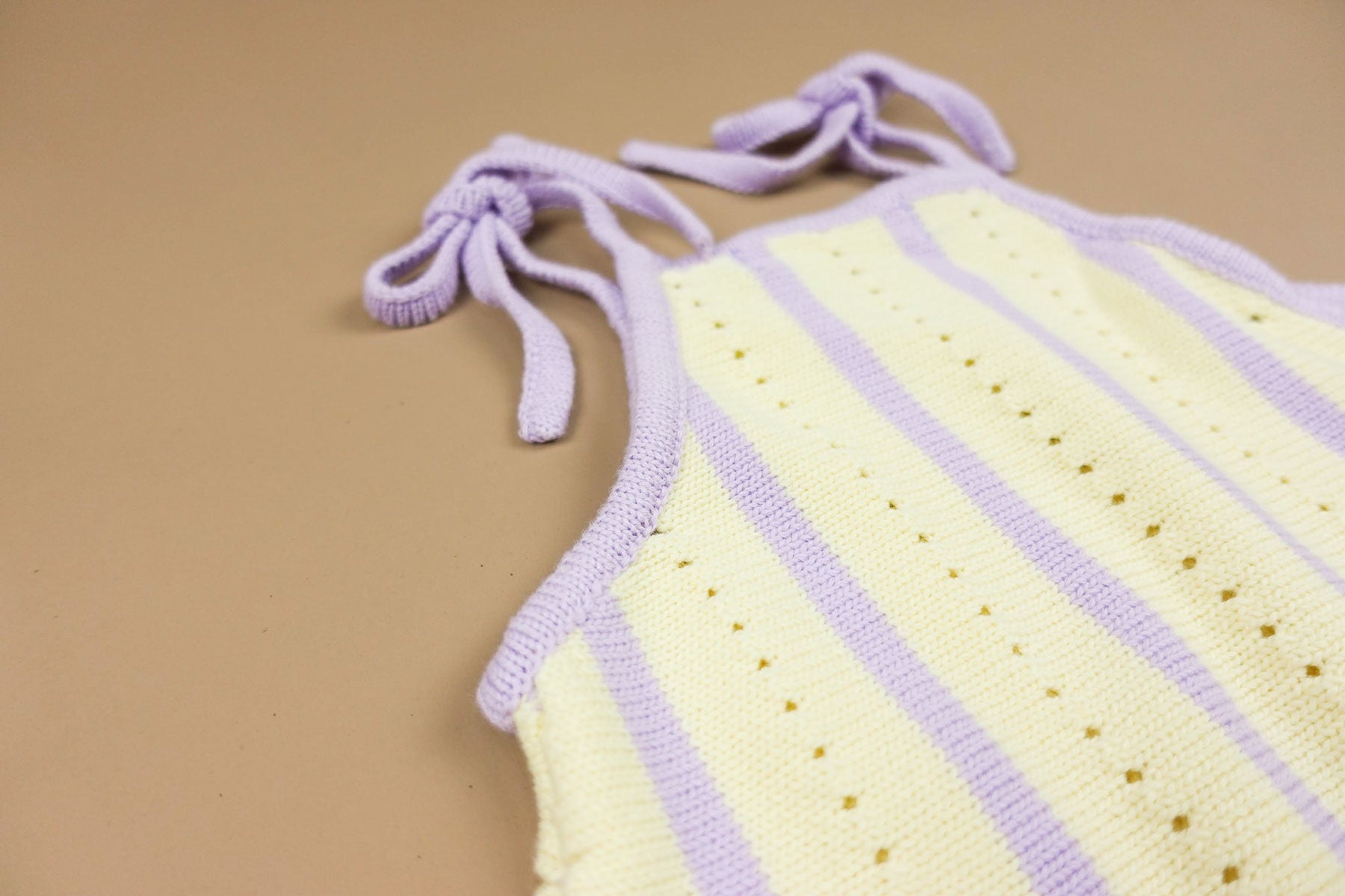 Primrose Stripe Tie Knit Dress