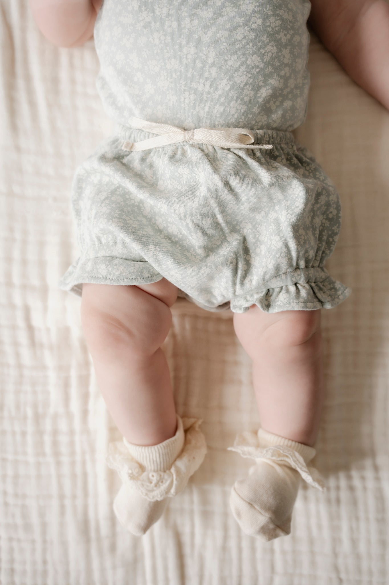 Organic Cotton Frill Bloomer | Rosalie Fields Bluefox