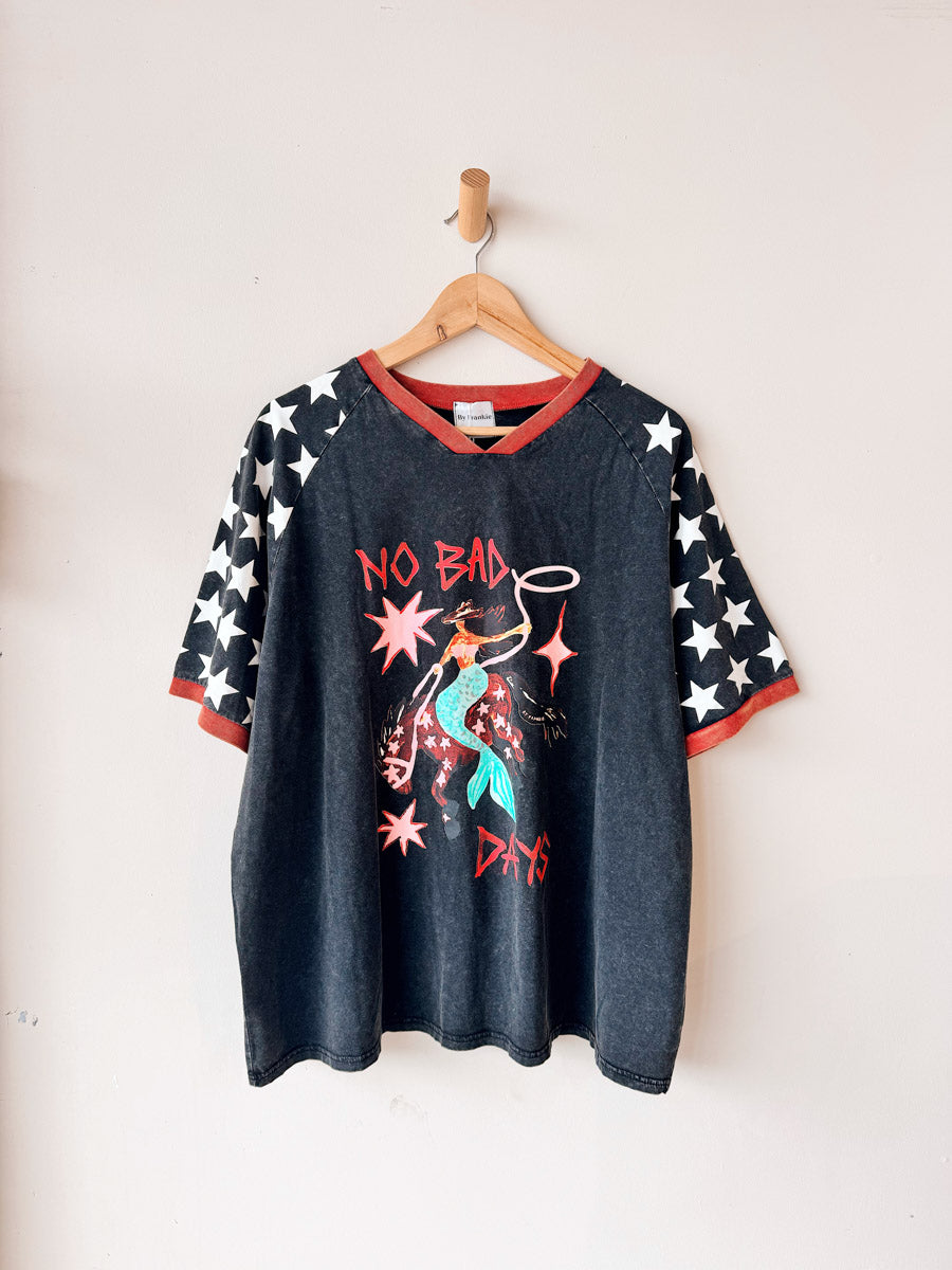 Womens SS Tee | No Bad Days Black