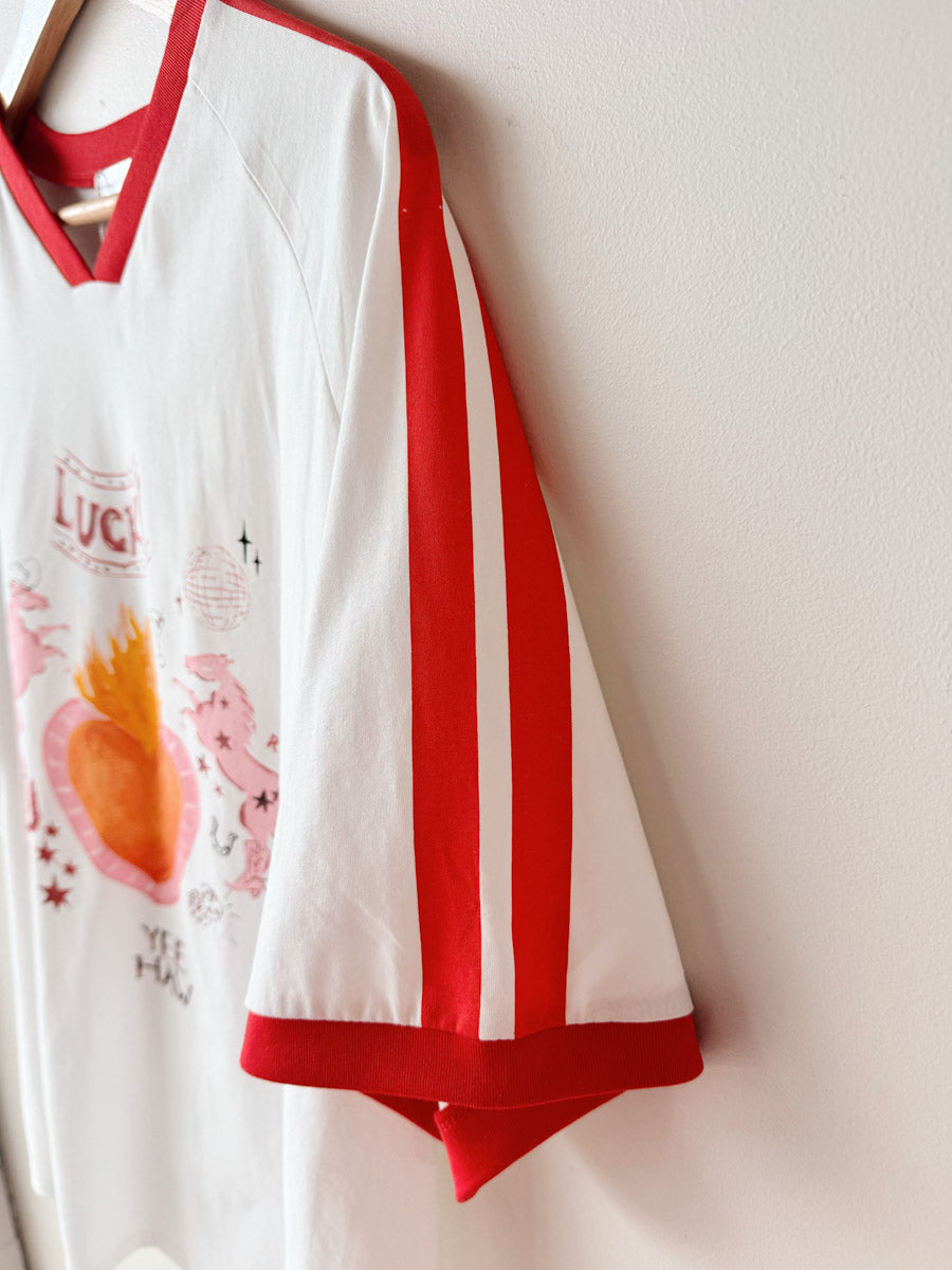 Womens SS Tee | Lucky Yee Haw