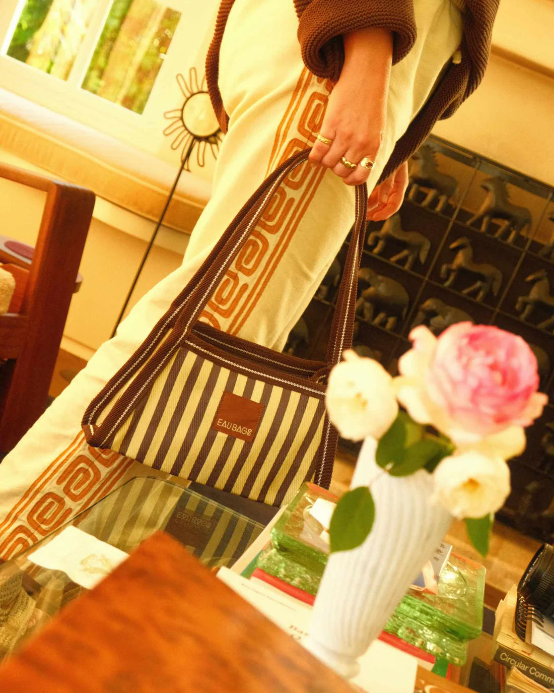 Recycled Nylon Handbag | Baguette | 64