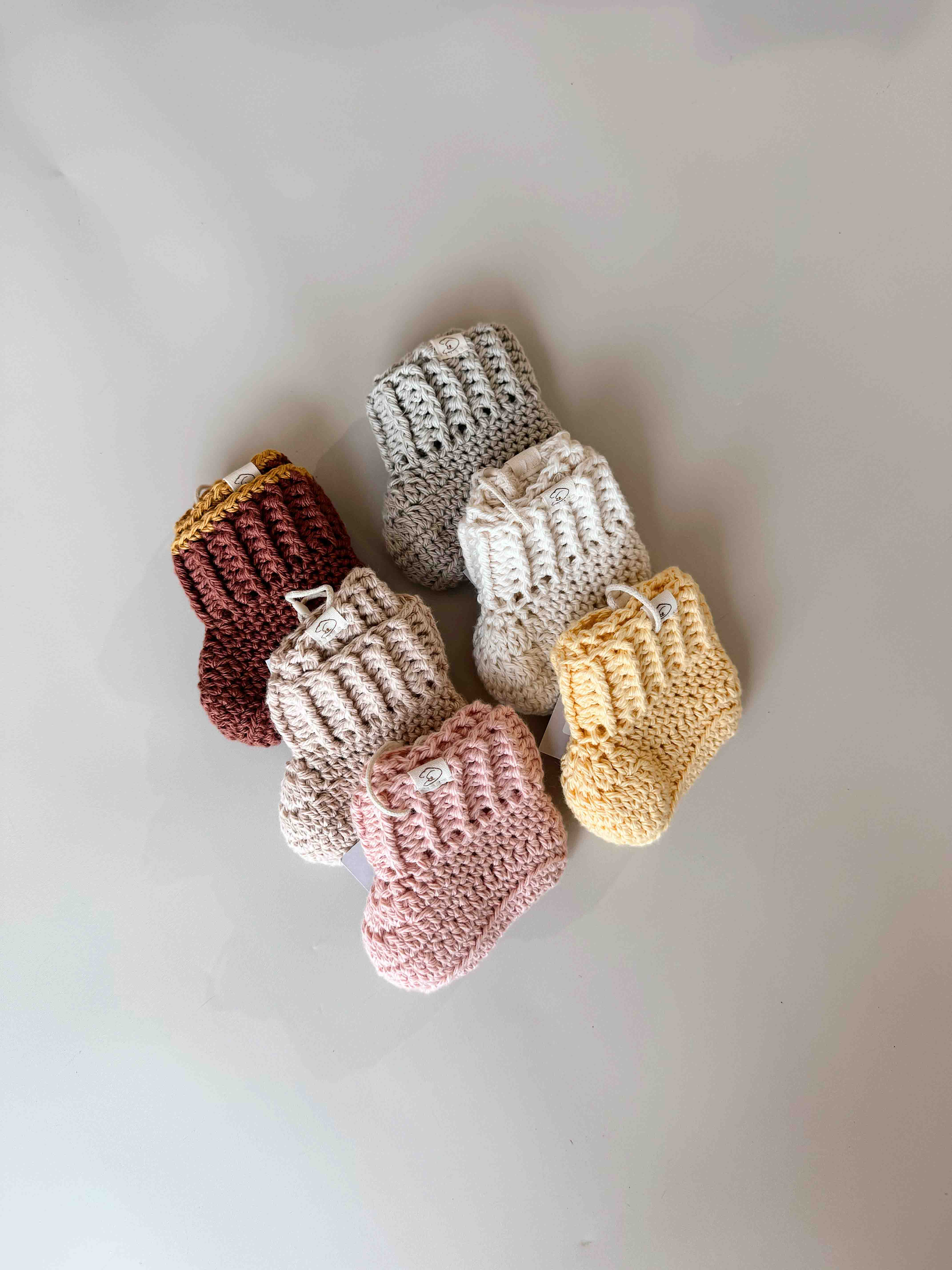 Keepsake Hand Crochet NB Booties