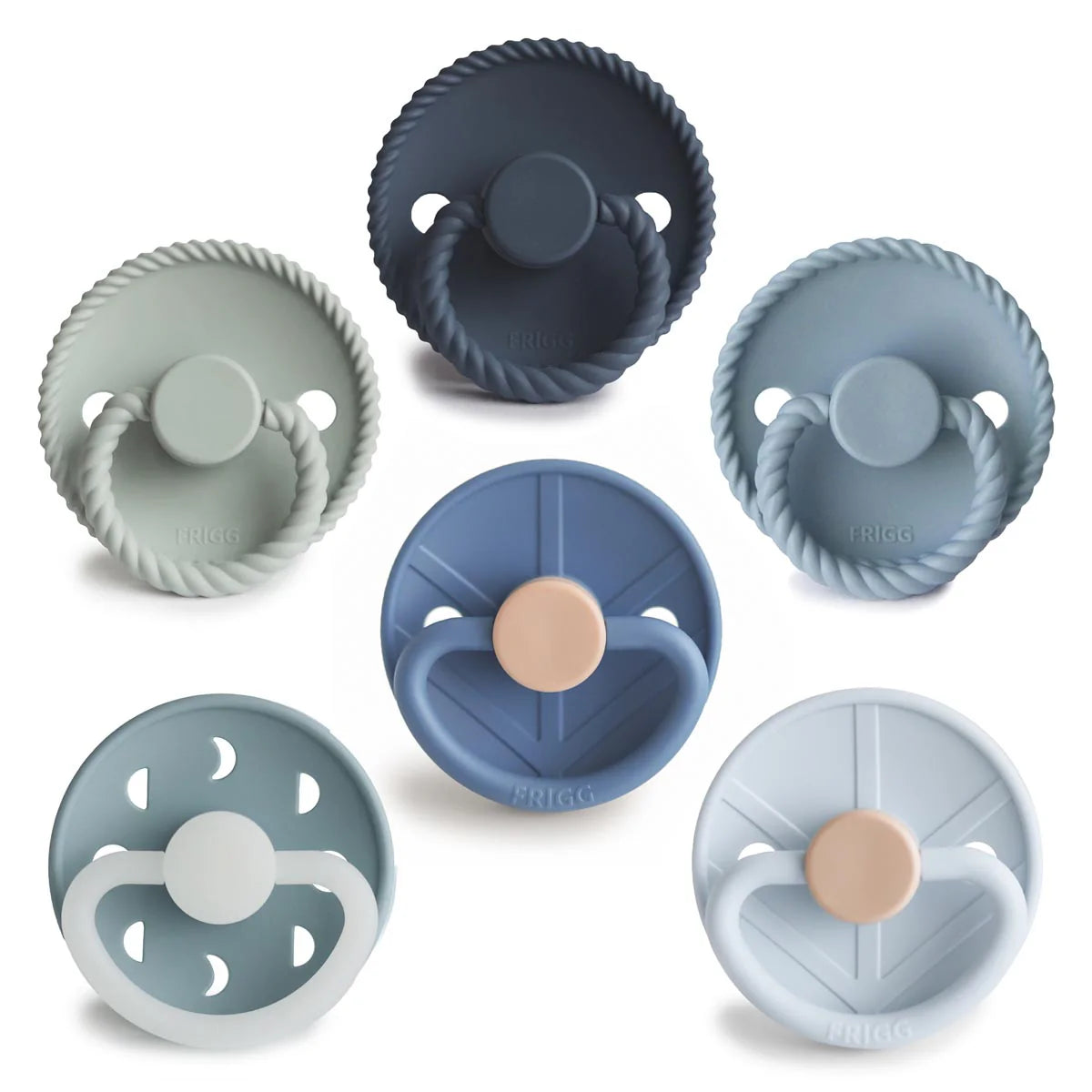 Multi Pacifier 6 Pack | Endless Sea