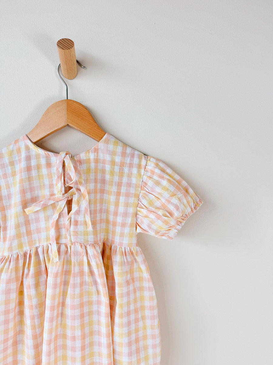 Pippa Cotton Sundress | Sorbet Gingham