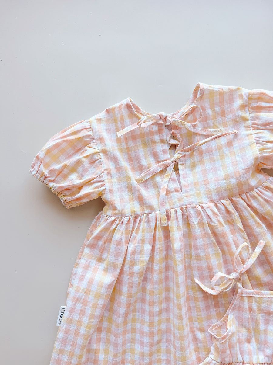 Pippa Cotton Sundress | Sorbet Gingham