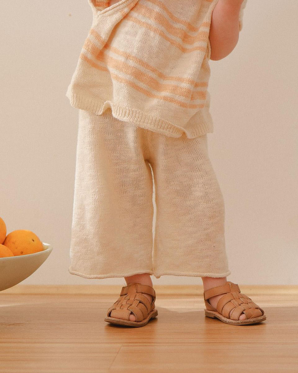 Kori Slub Cotton Culotte | Buttermilk