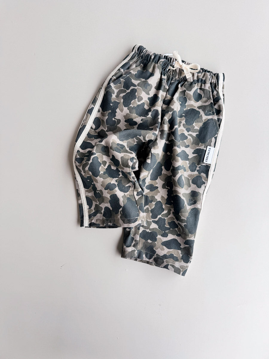 Racer Denim Track Pants | Camo