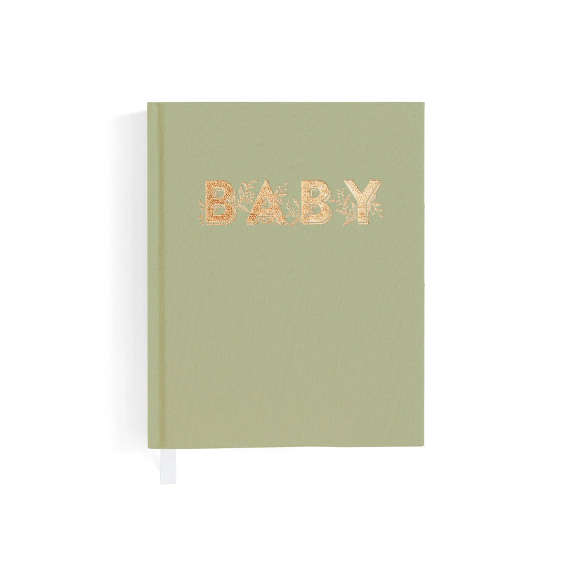 Mini Baby Journal Book | Sage