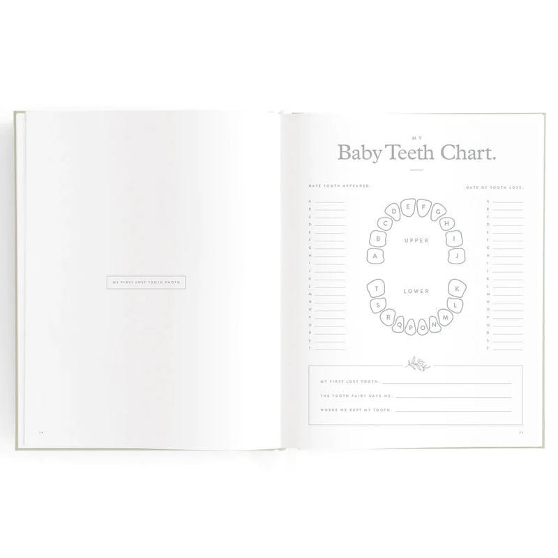 Baby Journal Book l Pistachio