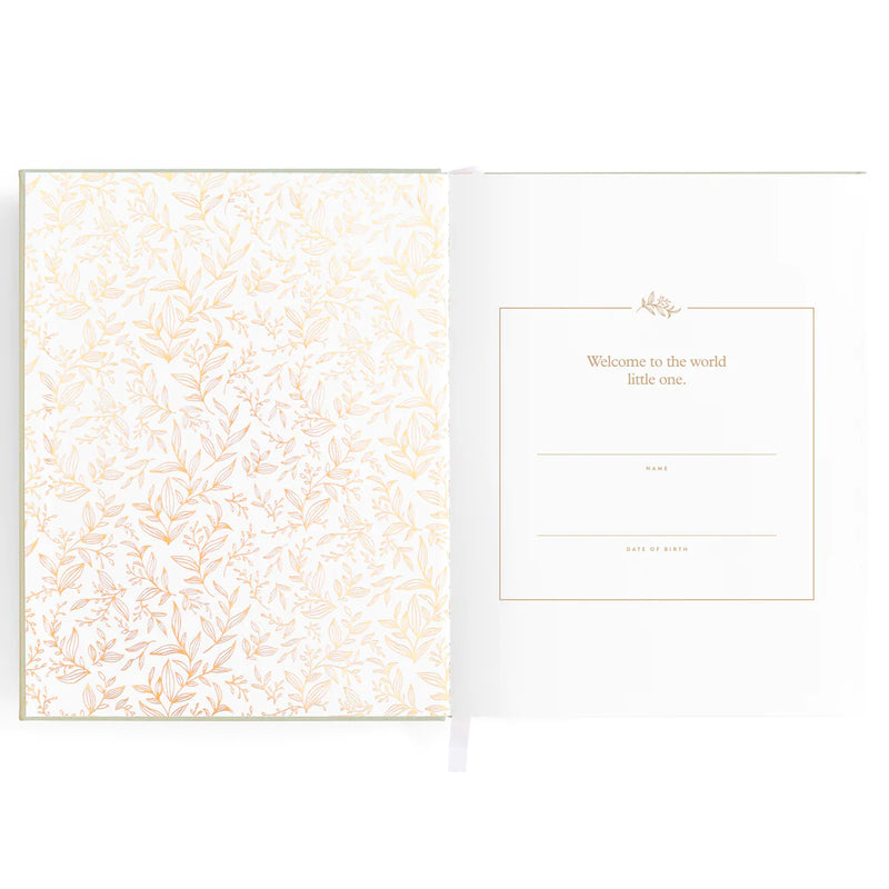 Baby Journal Book l Pistachio