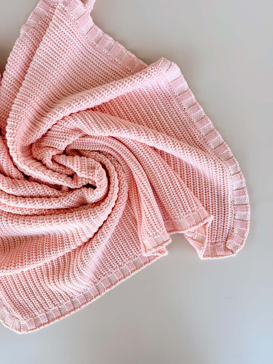 Chunky knit Blanket | Sweetpea