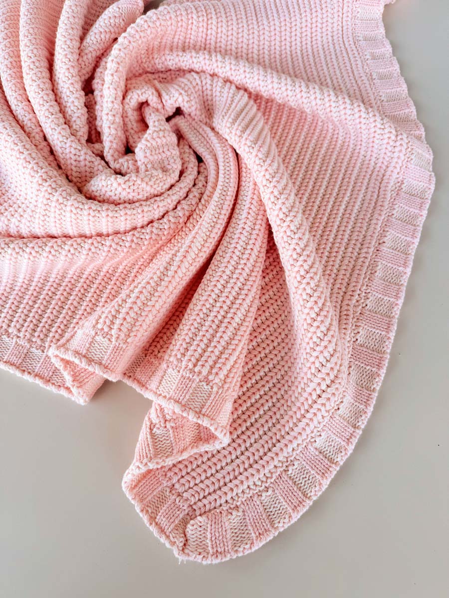 Chunky knit Blanket | Sweetpea