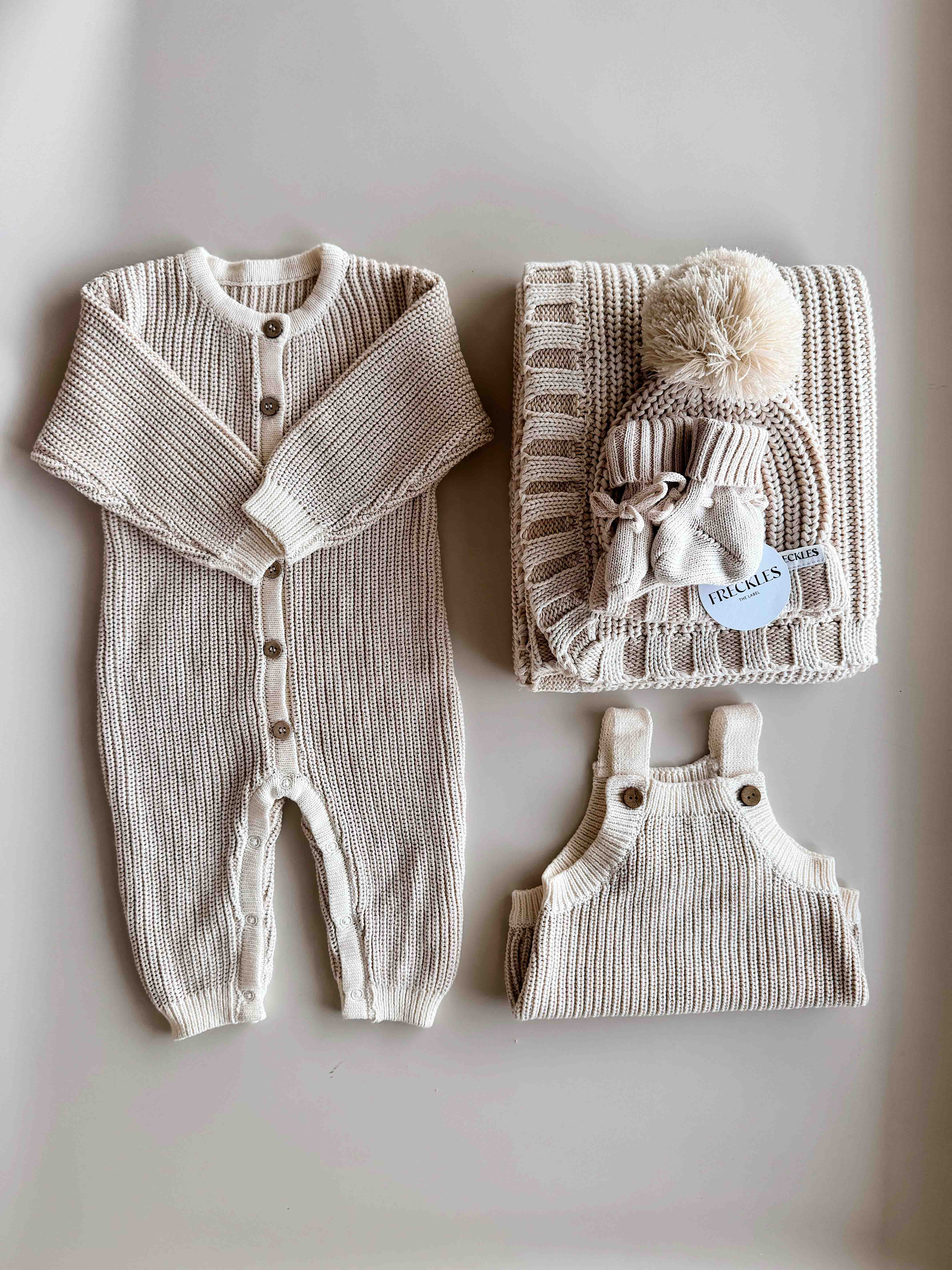 Chunky Full Romper | Oat