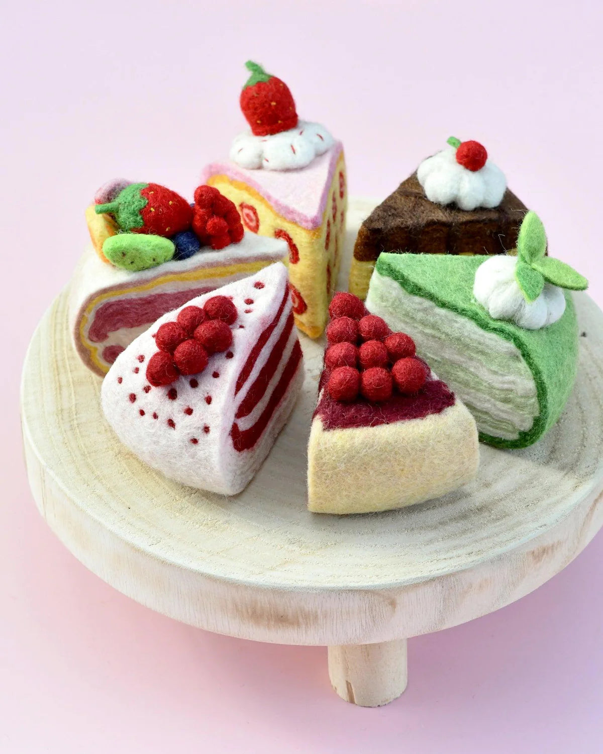 Felt | Strawberry Torte Slice