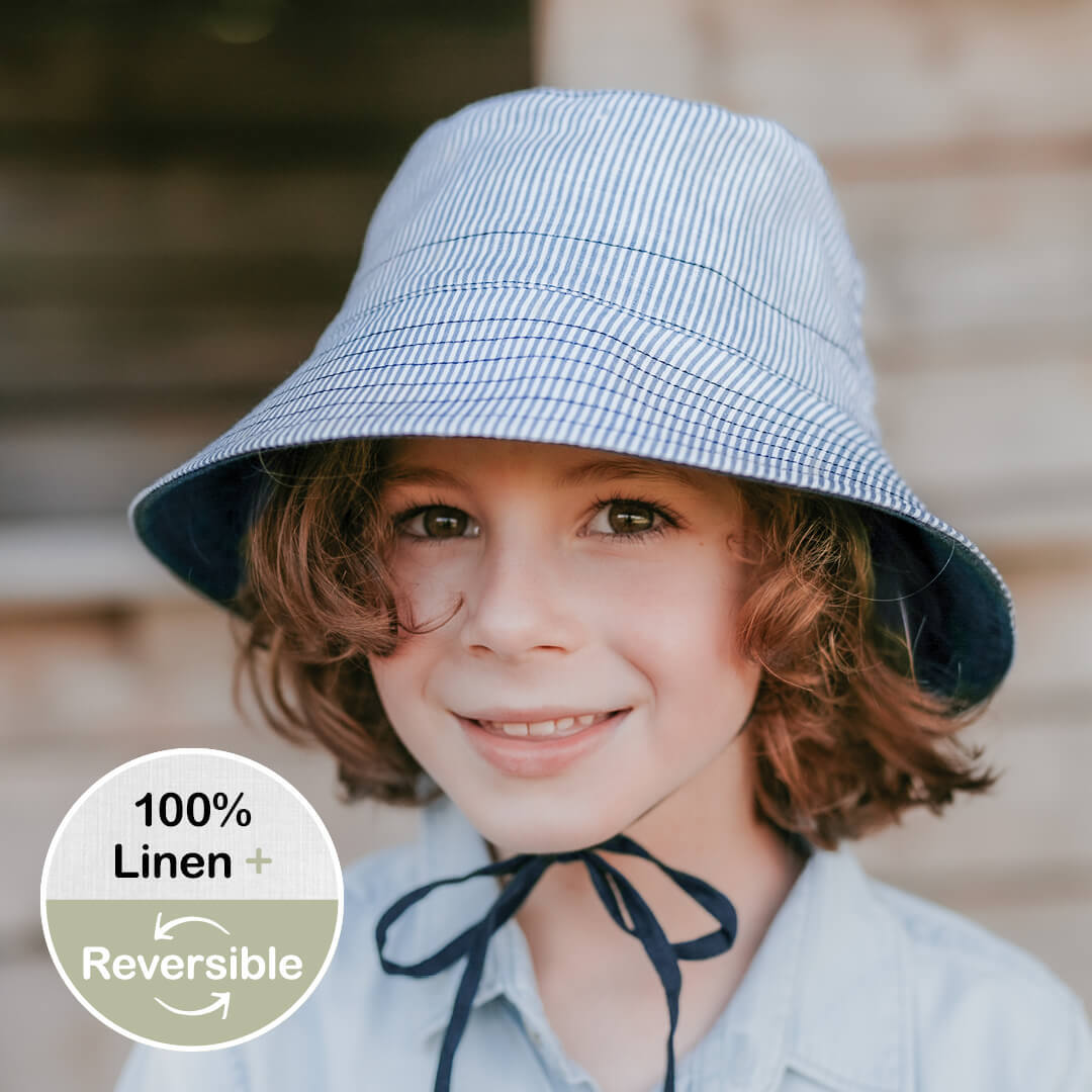 Explorer Classic Bucket Sun Hat | Charlie / Indigo
