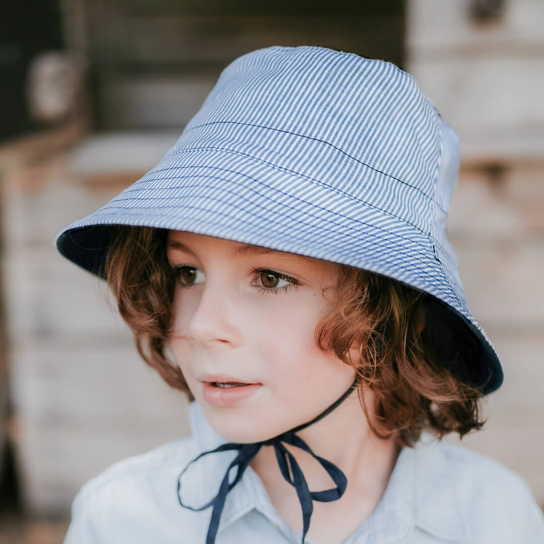 Explorer Classic Bucket Sun Hat | Charlie / Indigo