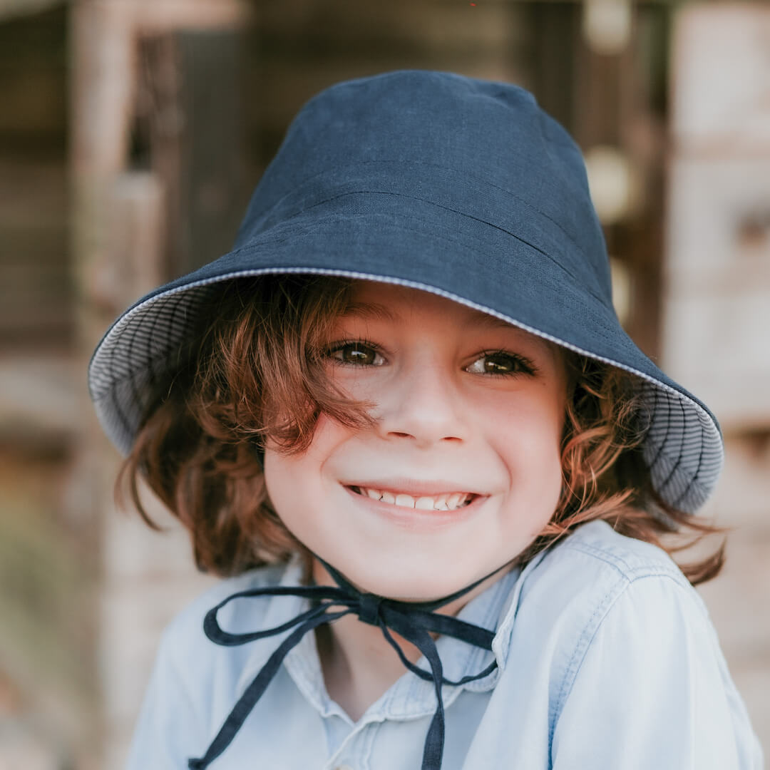 Explorer Classic Bucket Sun Hat | Charlie / Indigo