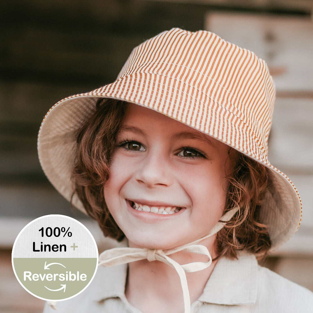 Explorer Classic Bucket Sun Hat | Frankie / Flax