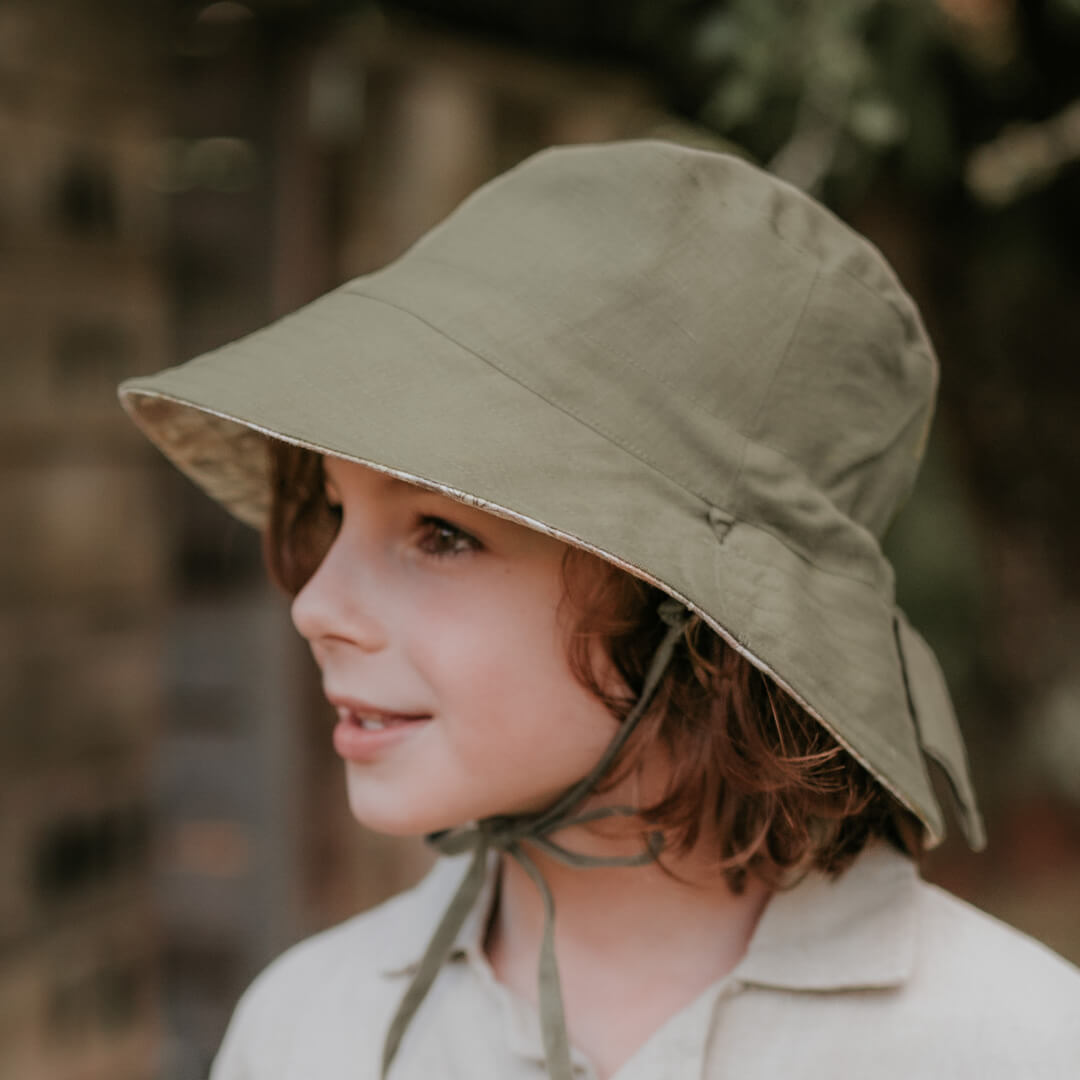 Explorer Classic Bucket Sun Hat | Mallee / Moss